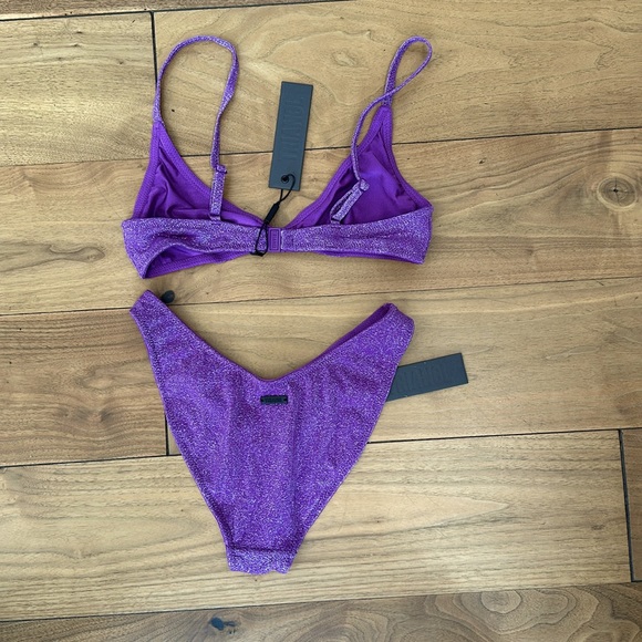TRIANGL MAIA NORMAL- VIOLET SPARKLE SET NO BAG NEW WITH TAGS 💜 - Picture 6 of 7